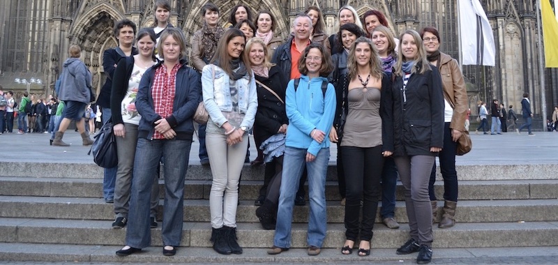 Unser Team auf der Domplatte in Köln